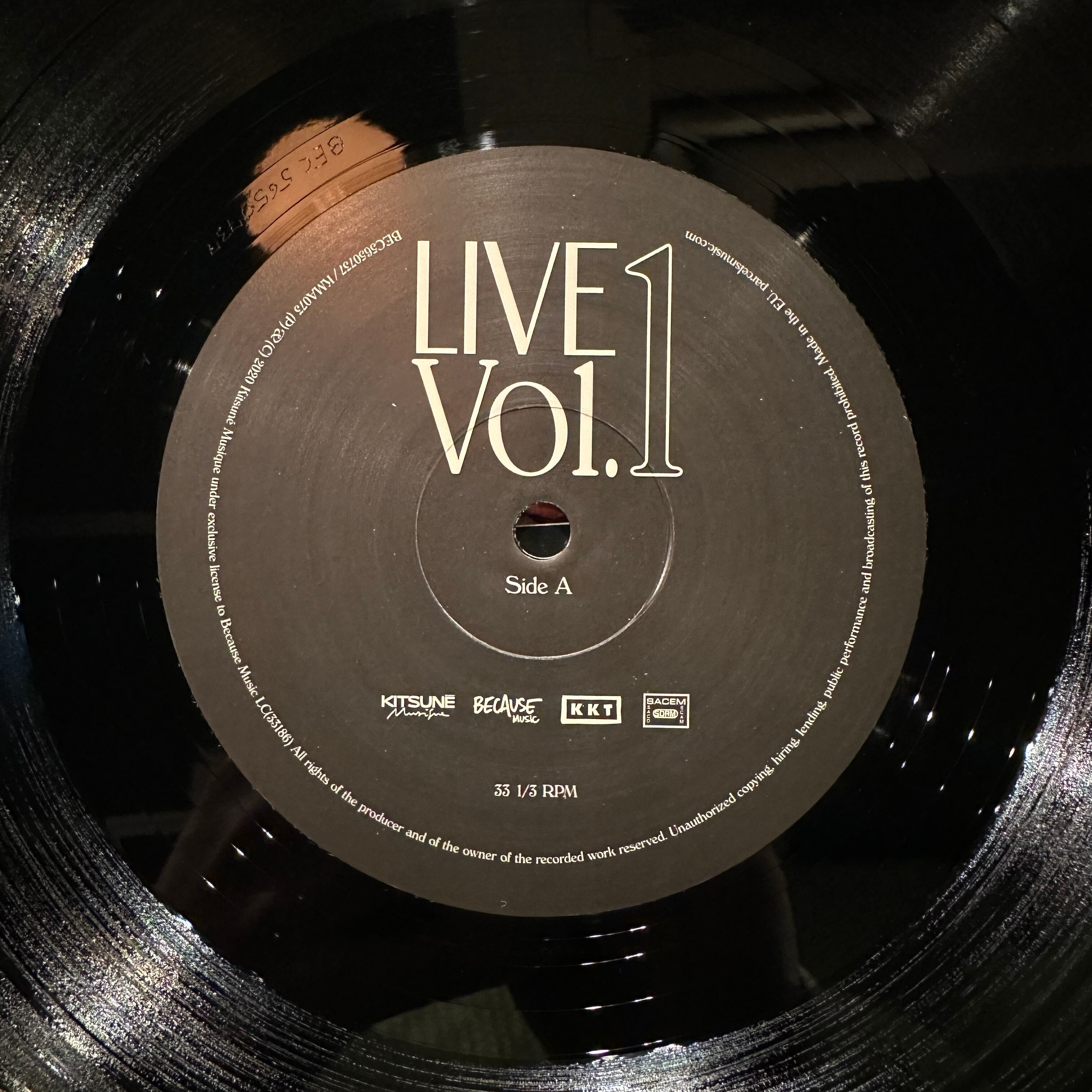 LP】PARCELS/Live Vol.1 | FUEIHO BOOGIE