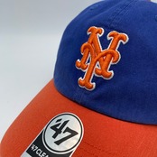 Mets '47 CLEAN UP Two Tone Royal x Orange