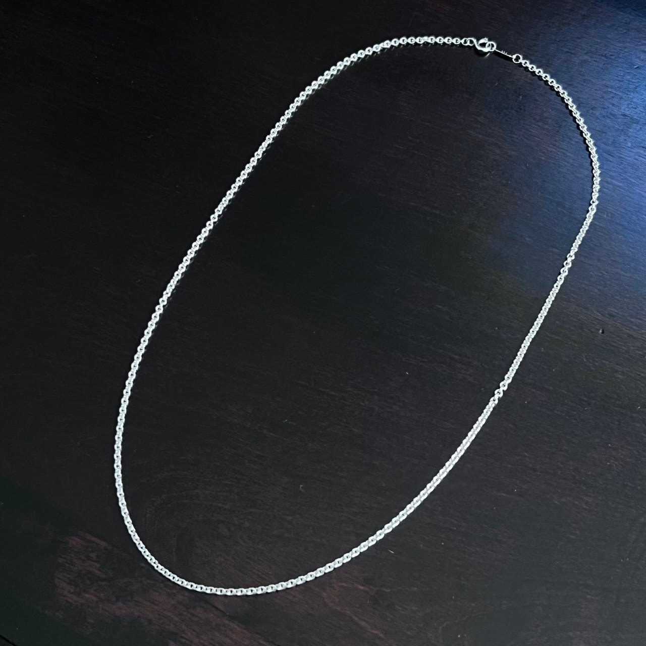 VINTAGE TIFFANY & CO. Plain Chain Necklace Sterling Silver