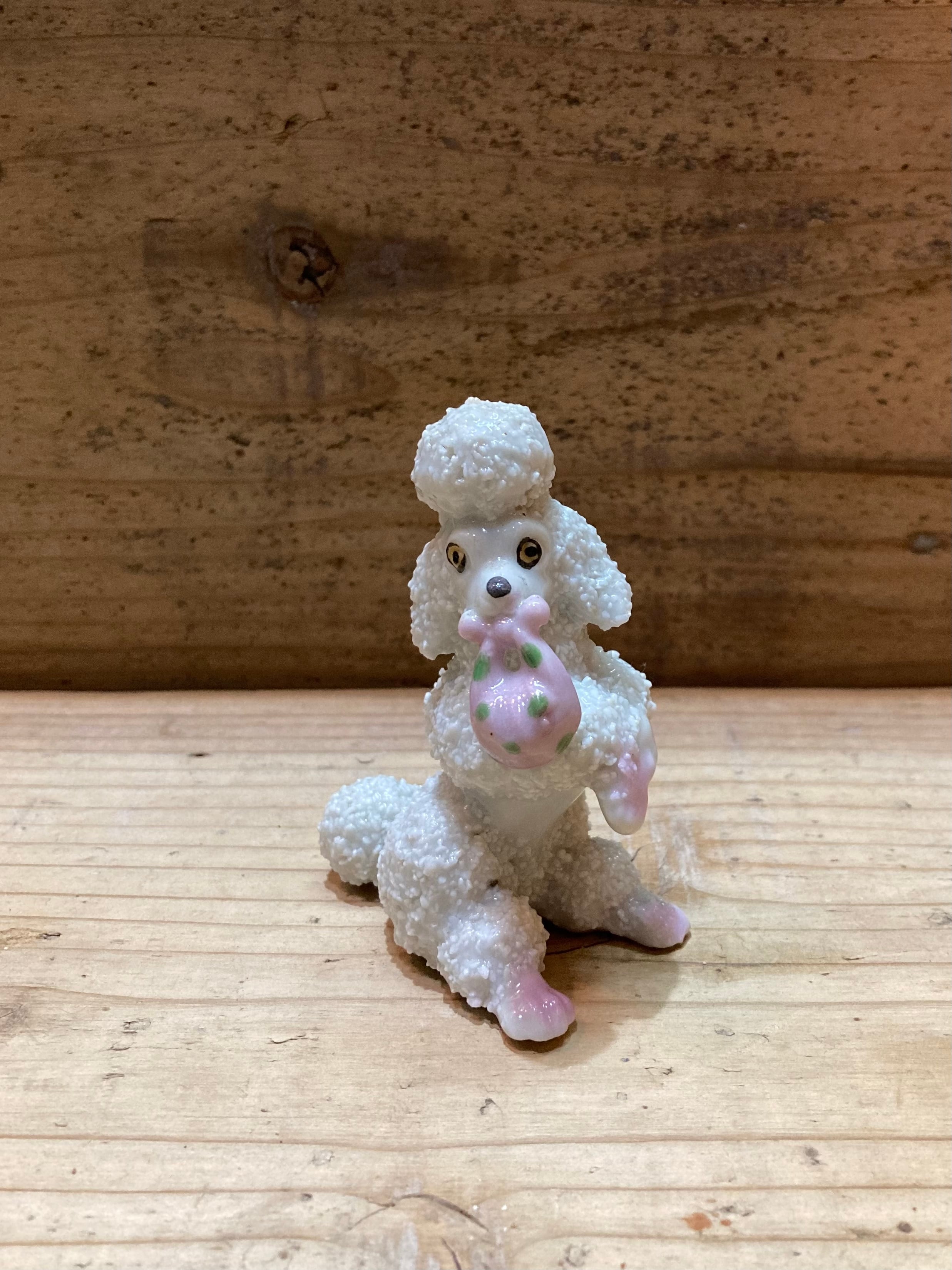 50s VINTAGE POODLE (beady antiques)