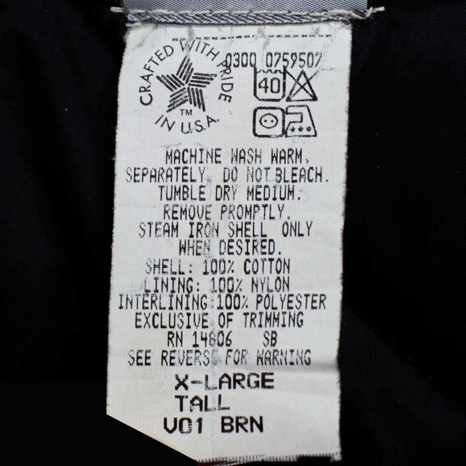 Carhartt カーハート U01 BRN ダックベスト early 00s アメリカ製 XL