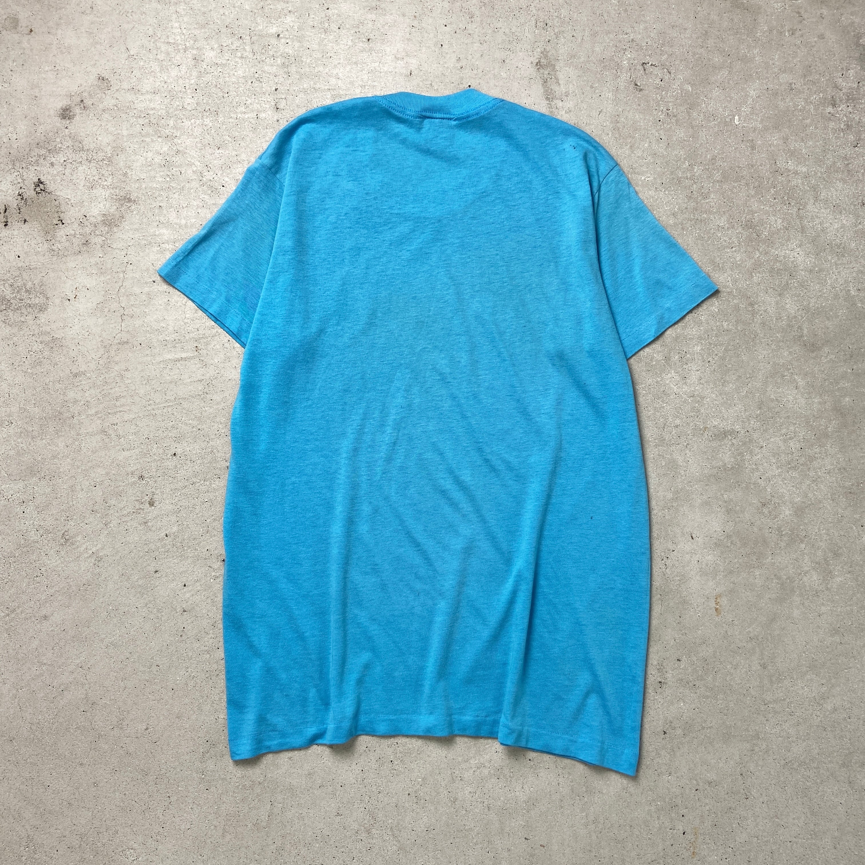 80年代 USA製 紺タグ NIKE ナイキ ワンポイントロゴプリント Tシャツ