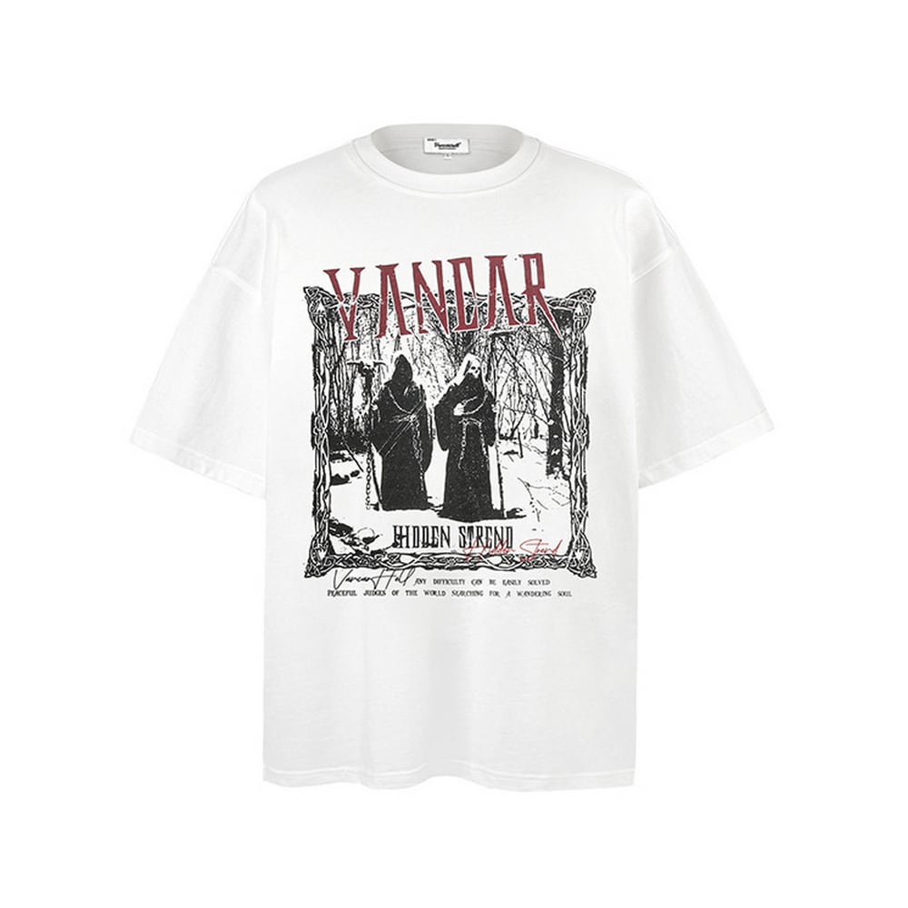 VINTAGE ストリート 宗教儀式プリントTシャツ T2089 | wshot