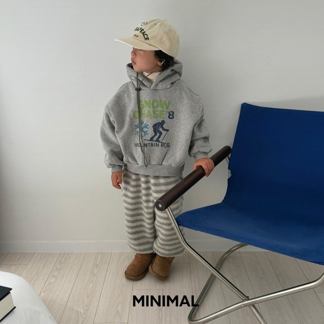 もこもこストライプパンツ ※ジュニアsize 【MINIMAL】