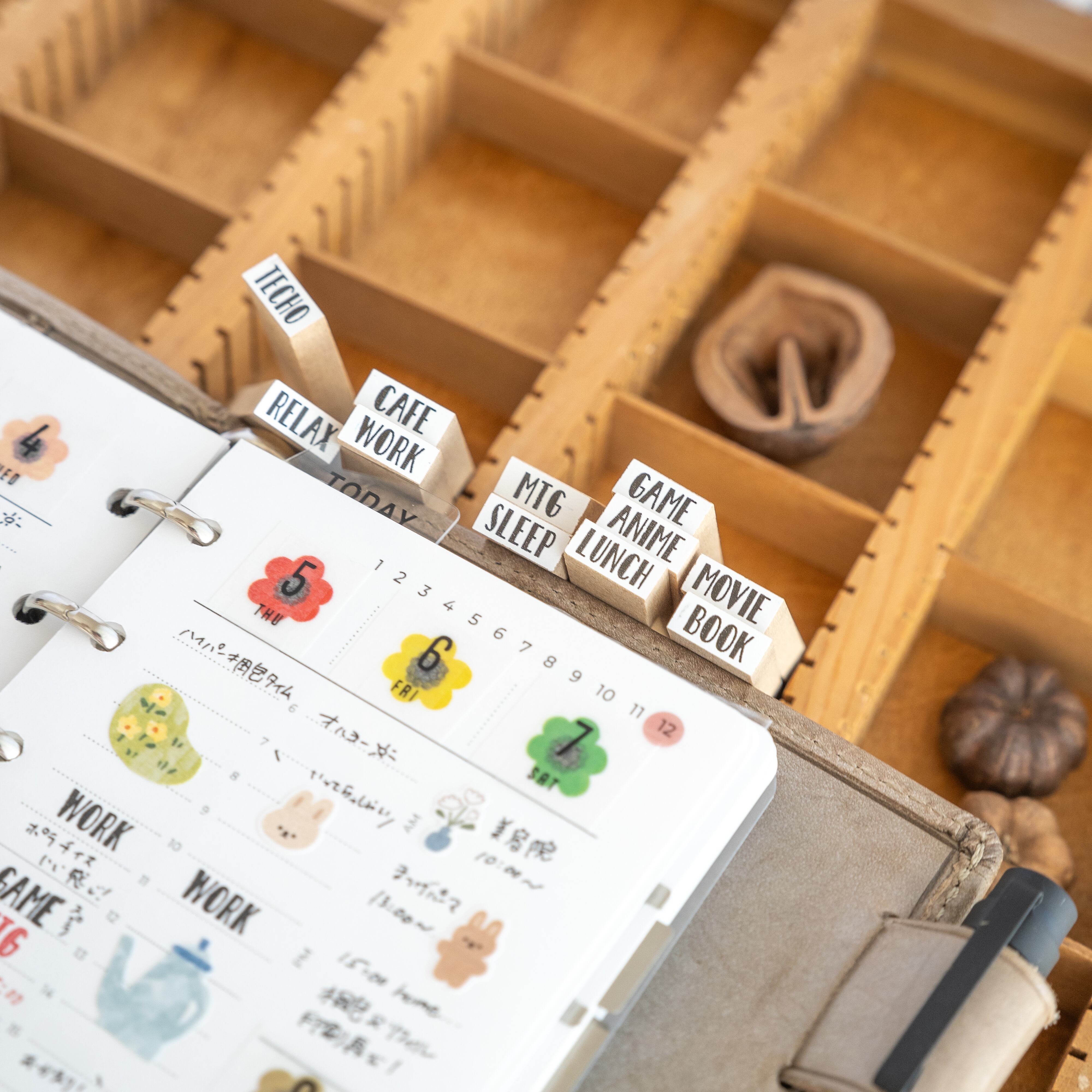 【小さな文字】RELAX_リラックス | はんこ