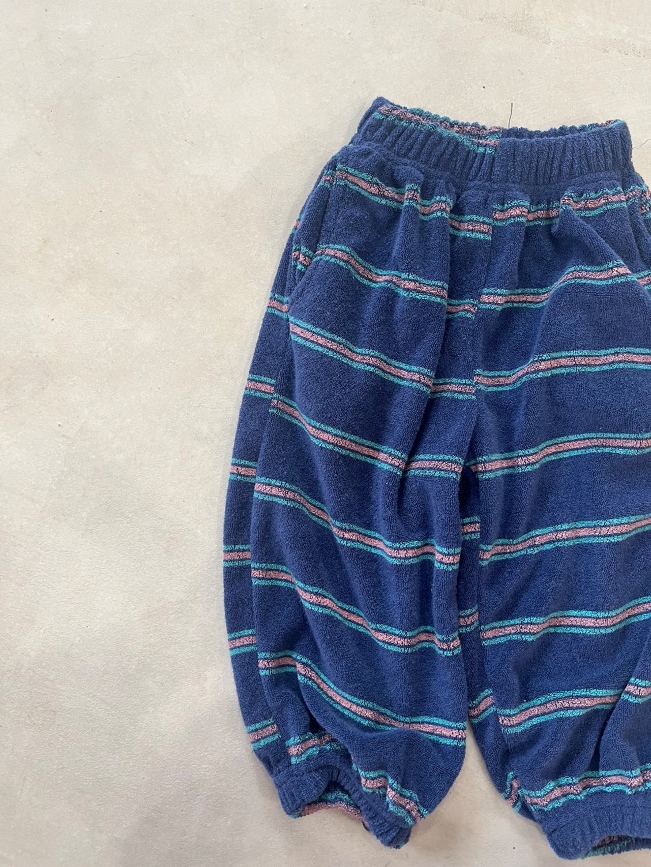 【RODA J】パイルボーダーパンツ ネイビー 80~130cm 240819 - 8