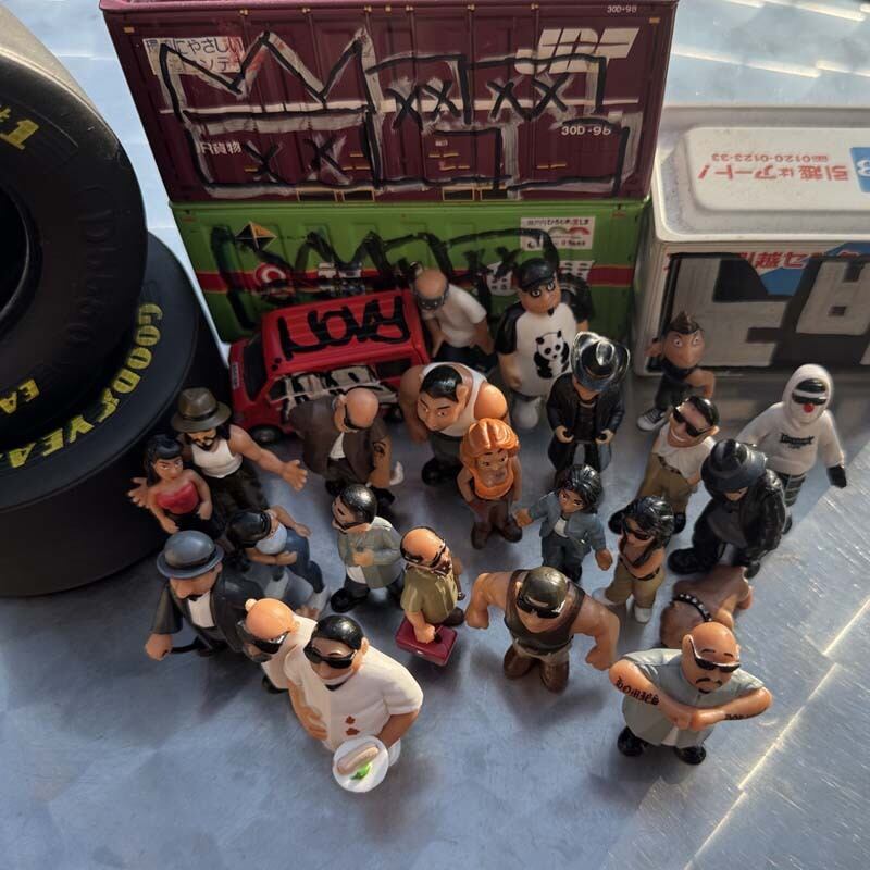 Homies Series 13-2 ミニフィギュア David Gonzales、Lowrider