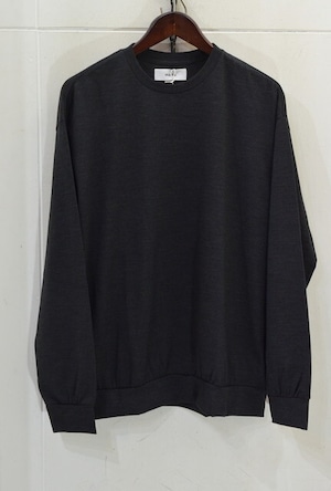 marka 2/72 WOOL SINGLE JERSEY WASHABLE CREW NECK