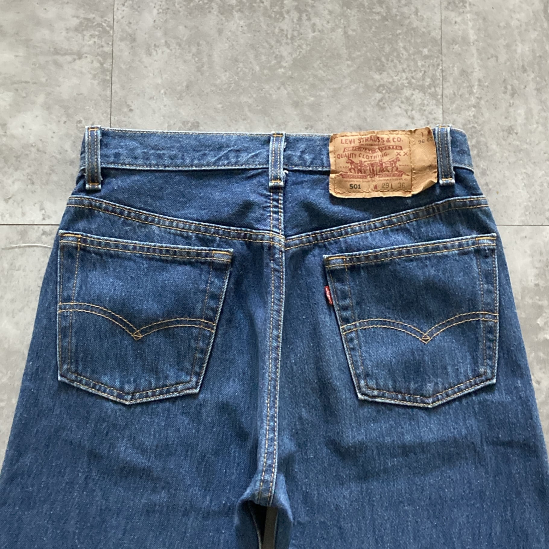 Levi's 501 W36L32 usa製90s 濃紺ボタン裏532 Levis 501 Original Fit