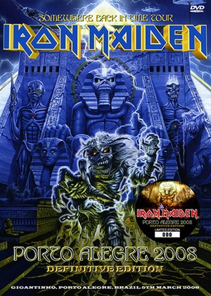 NEW IRON MAIDEN PORTO ALEGRE 2008 :DEFINITIVE EDITION  1DVDR  Free Shipping