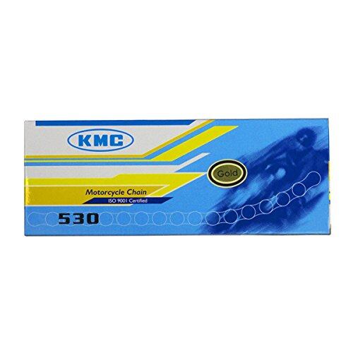 【努力特価】ケイエムシー(KMC) ゴールドドライブチェーン 530-120リンク リンク数120 ノンシール クリップ式 CB1300SF YZF-R1 911401