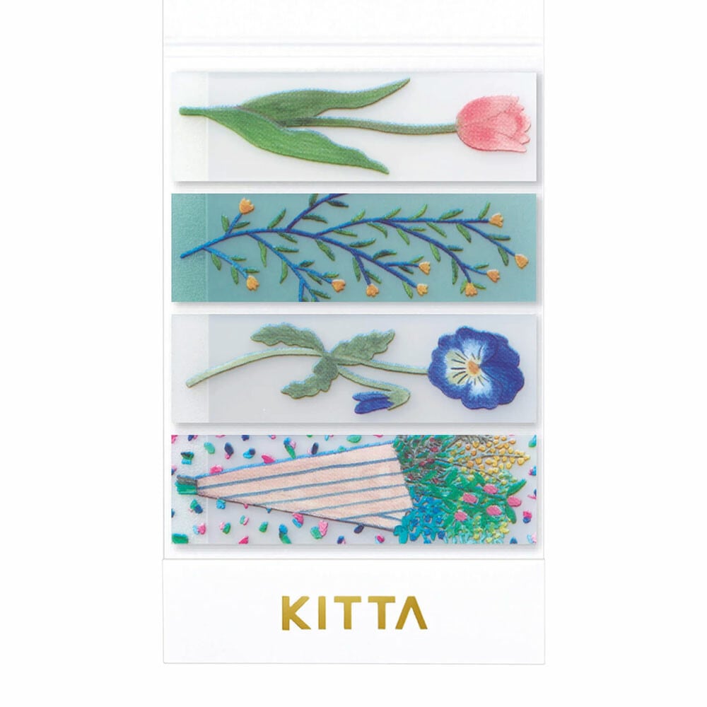 KITTA クリア フラワー 透明マステ SO01