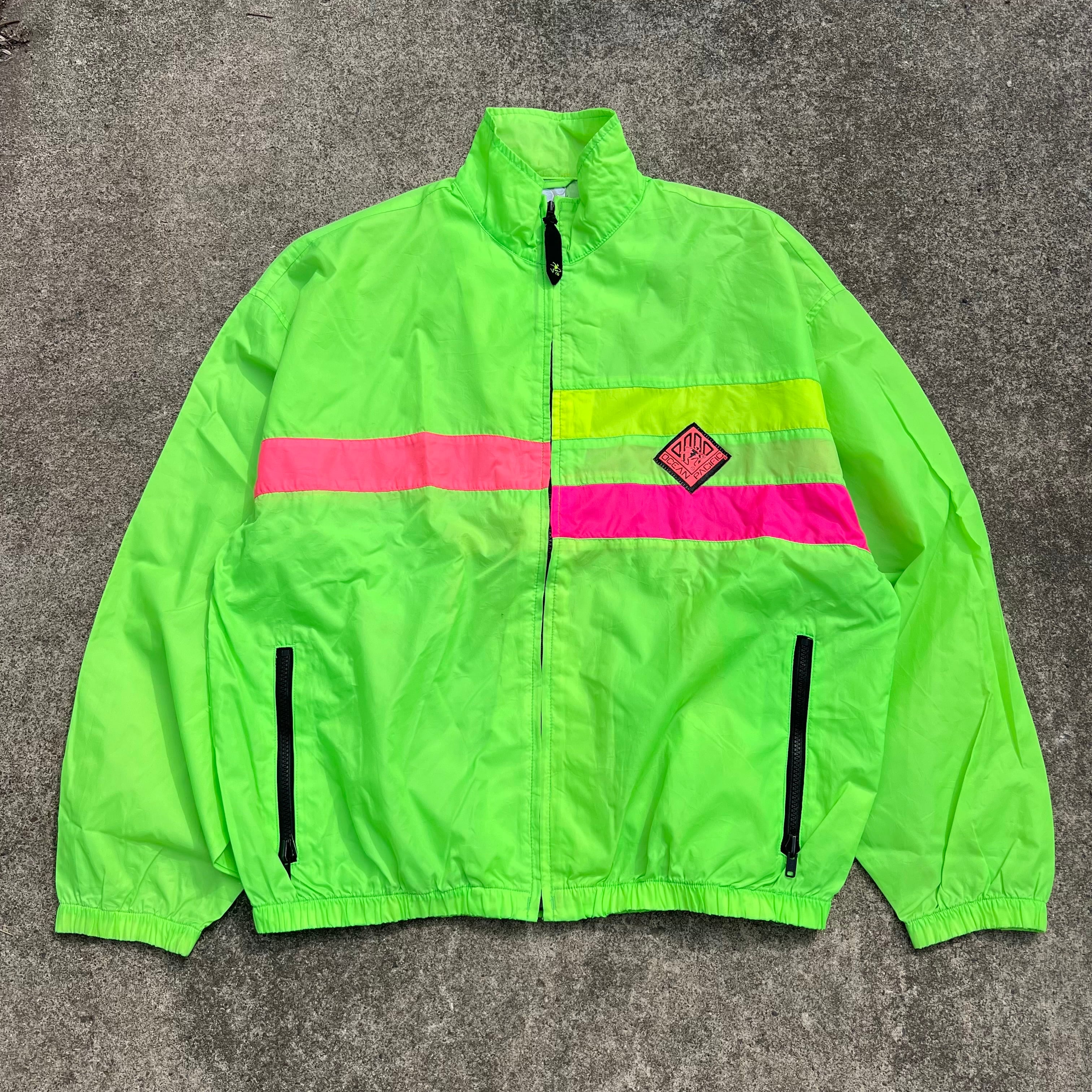 90s OceanPacific ナイロンジャケット Tech スタッズ 短丈 \"90s OCEAN PACIFIC NYLON JACKET\" 90sオーシャンパシフィック ナイロンジャケット | Daps All Good  Store powered by BASE