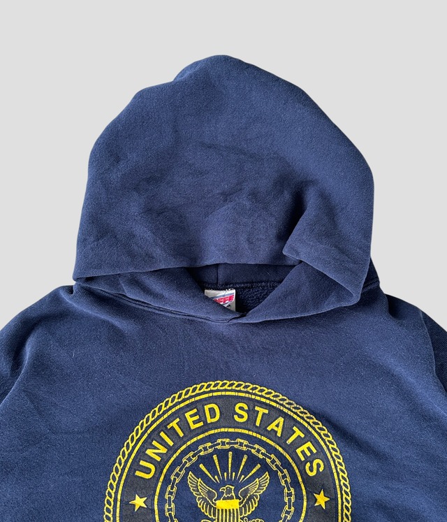 -U.S.NAVY- Vintage 90s XL Print Hoodie made in USA