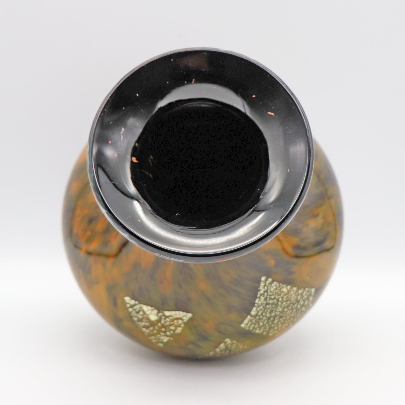 秋村実工房(金彩秋風) 花器(小) 津軽びいどろオンラインショップ