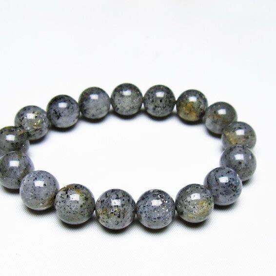 バイオタイトインクォーツ ブレスレット 12mm 一点物 メール便可 [M便 1/10] 111-48166