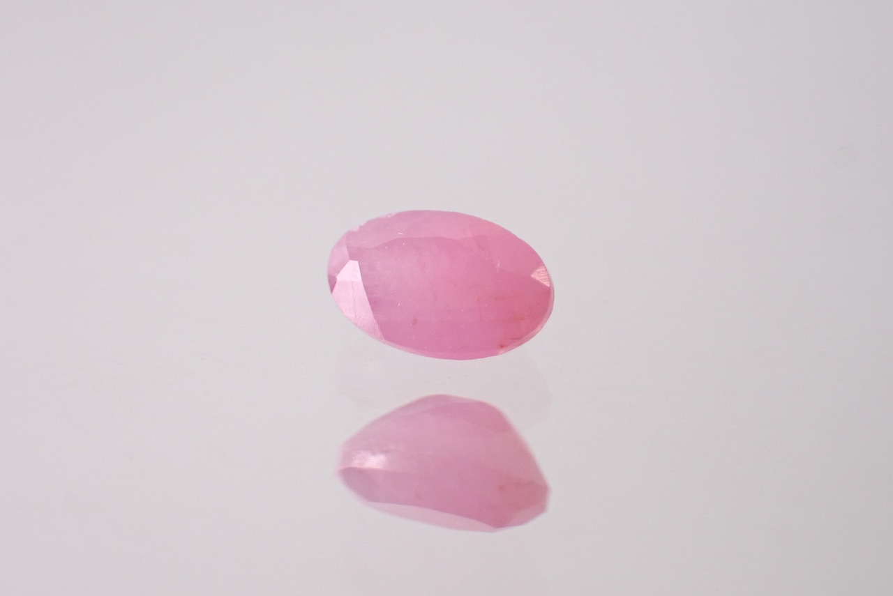 非加熱ピンクサファイア　0.43ct　 [D6-161]