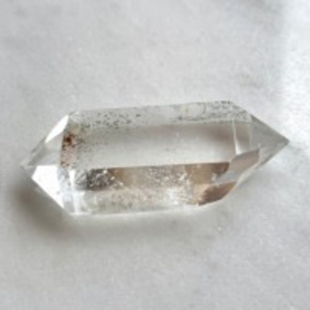 【宮廷庭園にてアチューメント】【超美石】ガーデンクォーツ　ダブルポイント（磨き石）　6201*20241116