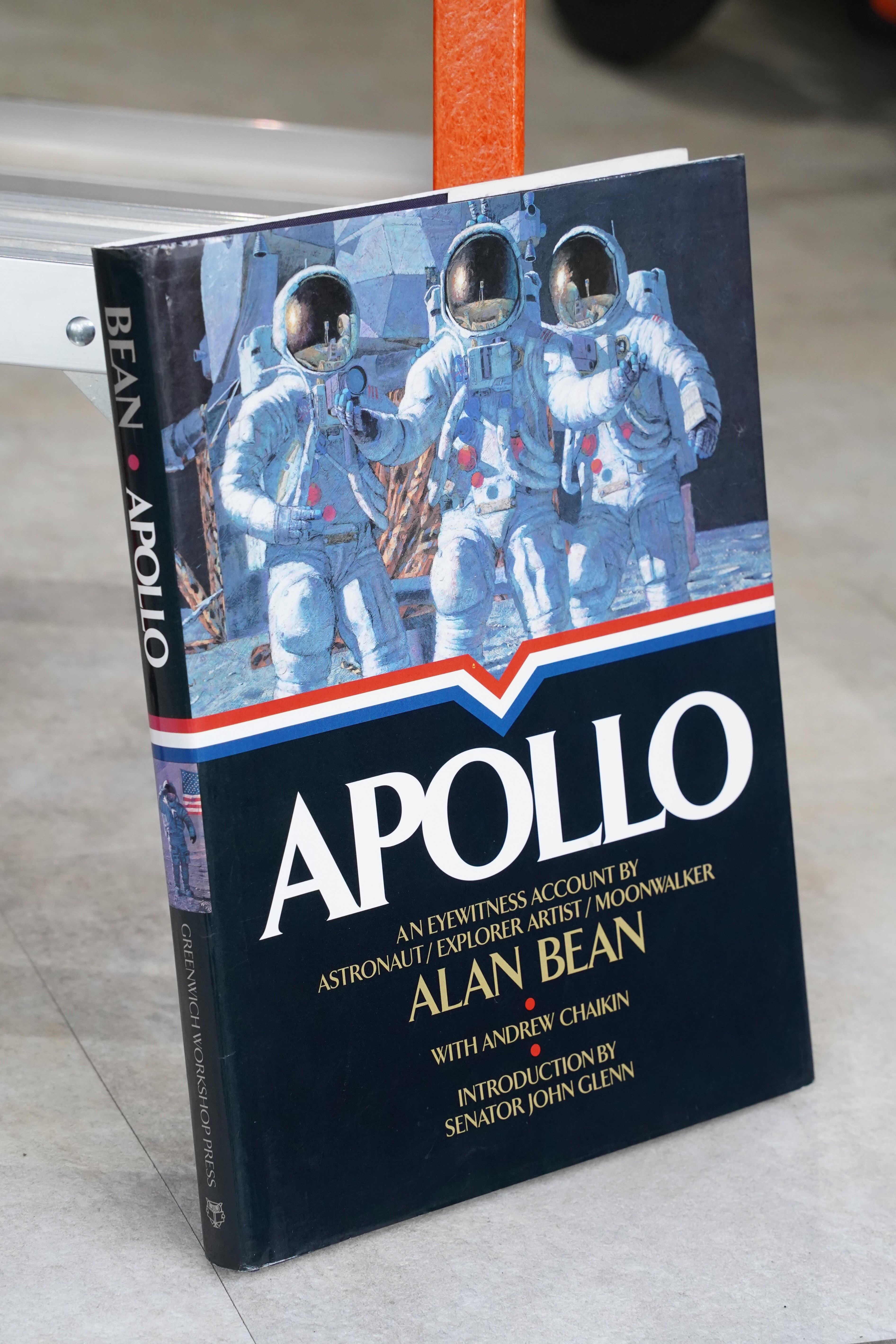 APOLLO|アポロ12号 宇宙飛行士アラン・ビーン画集/Alan Bean “An Eyewitness Account”/1998年洋書・NASAアートブック