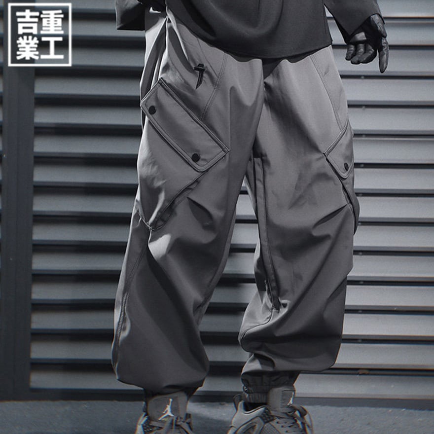 パンク カーゴパンツ ユーティリティ×近未来ジョガー 闇ストリート向け
