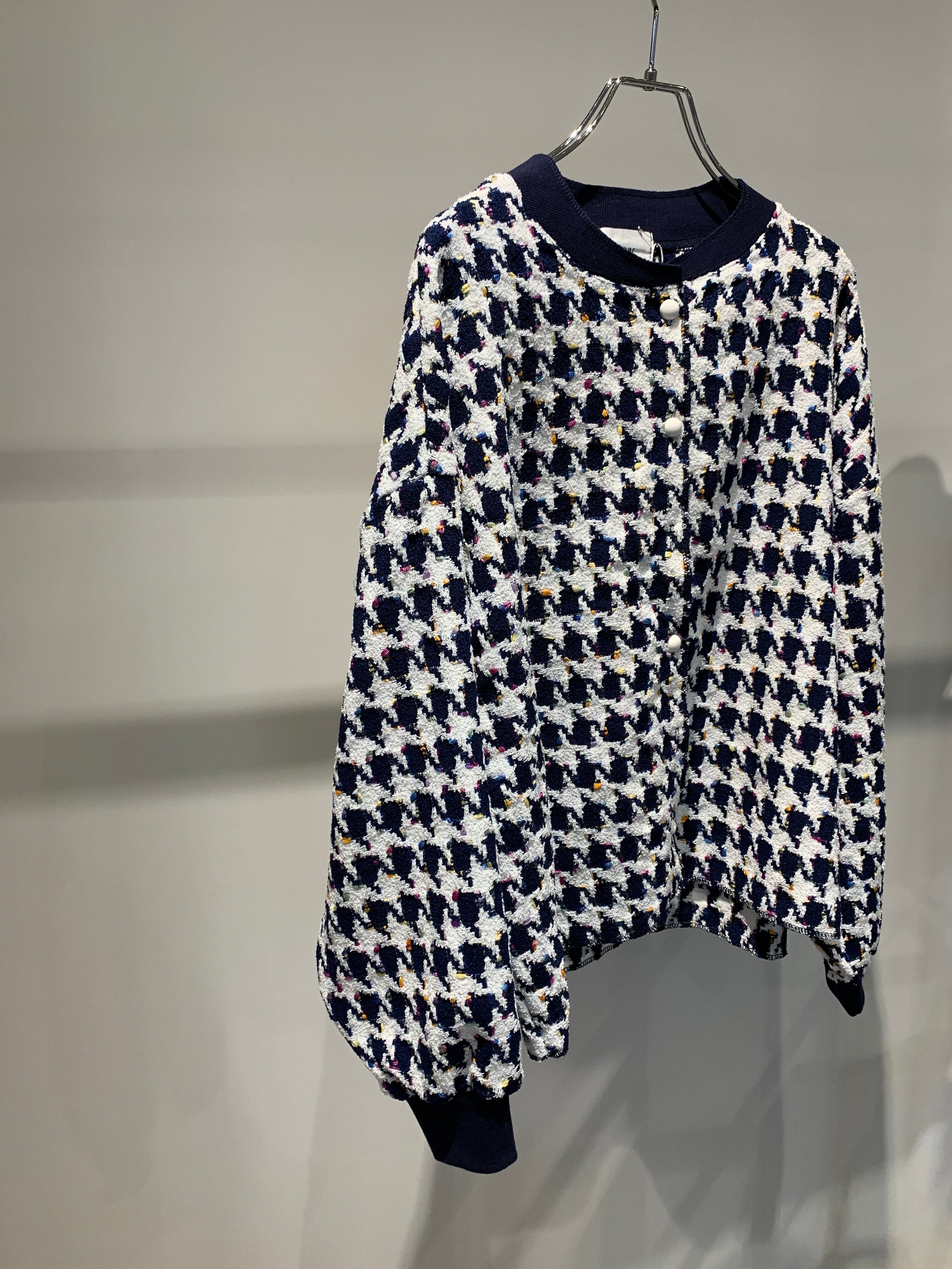 houndstooth cardigan