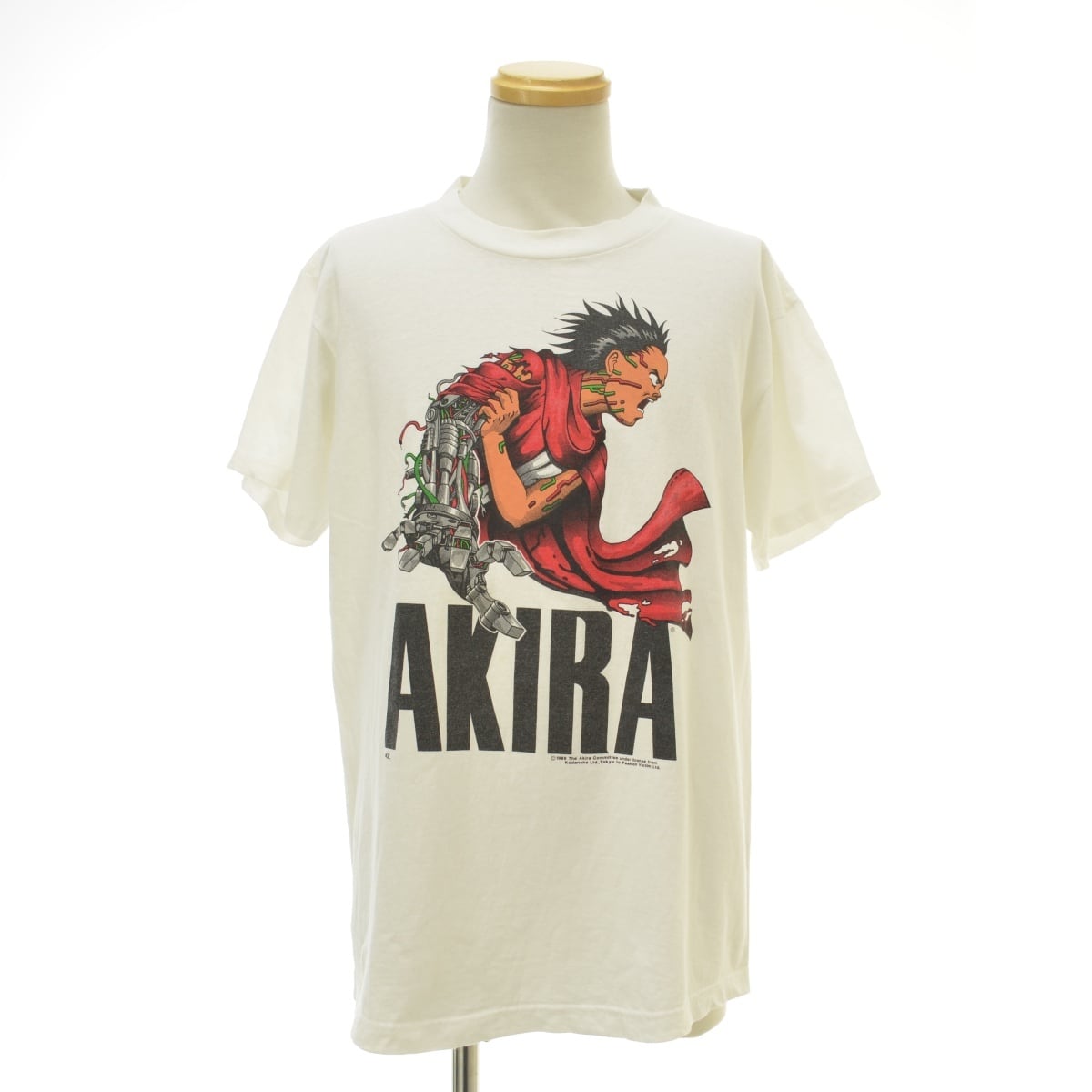 AKIRA   アキラ　tシャツ　80s   1988年　染み込みプリント