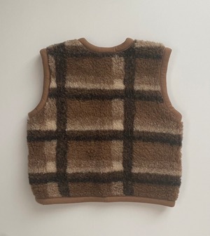 《 予約商品 》COLD BREAKER (ALWERO) / Alpen Vest Junior / Camello checked