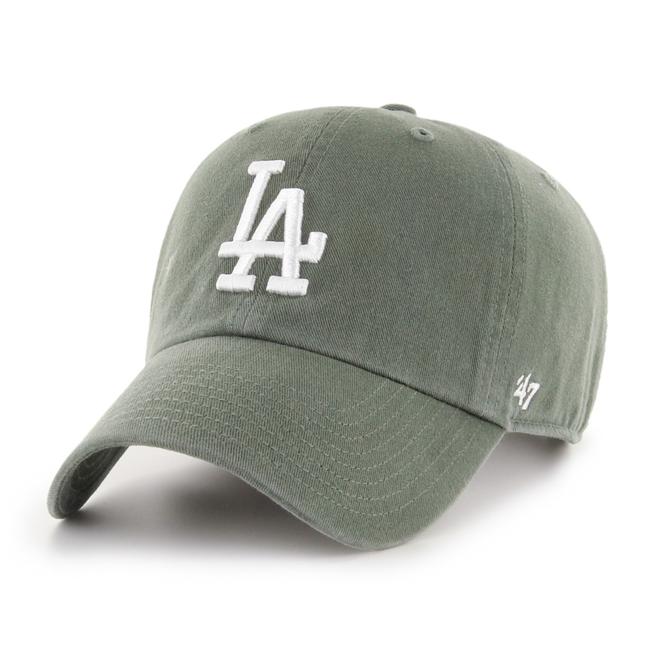 Dodgers '47 CLEAN UP Moss x White Logo
