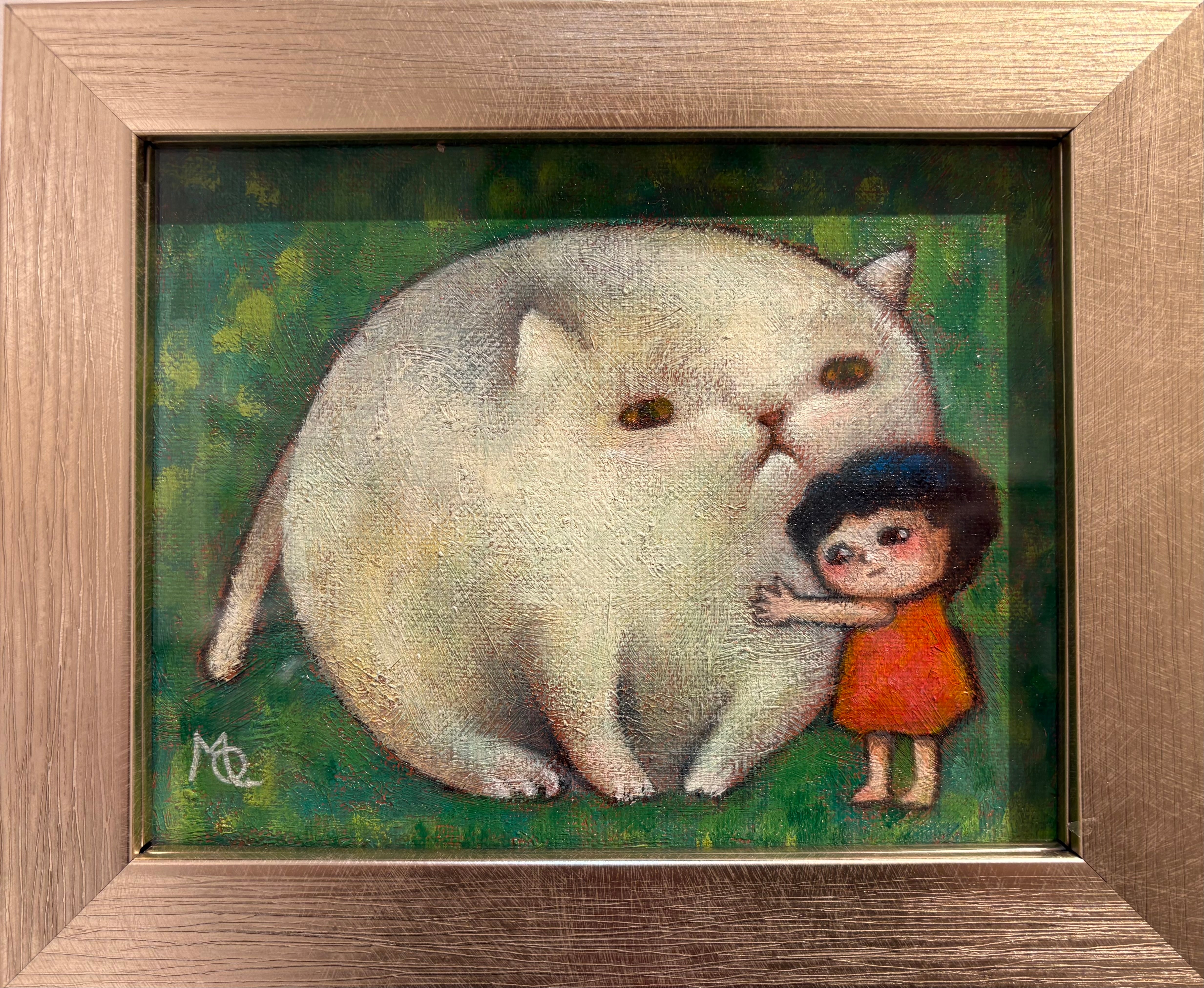 朝日みお 「怪獣森の音楽会Ⅱ」イメージ40×50cm / ed35(A24-5)銅版画