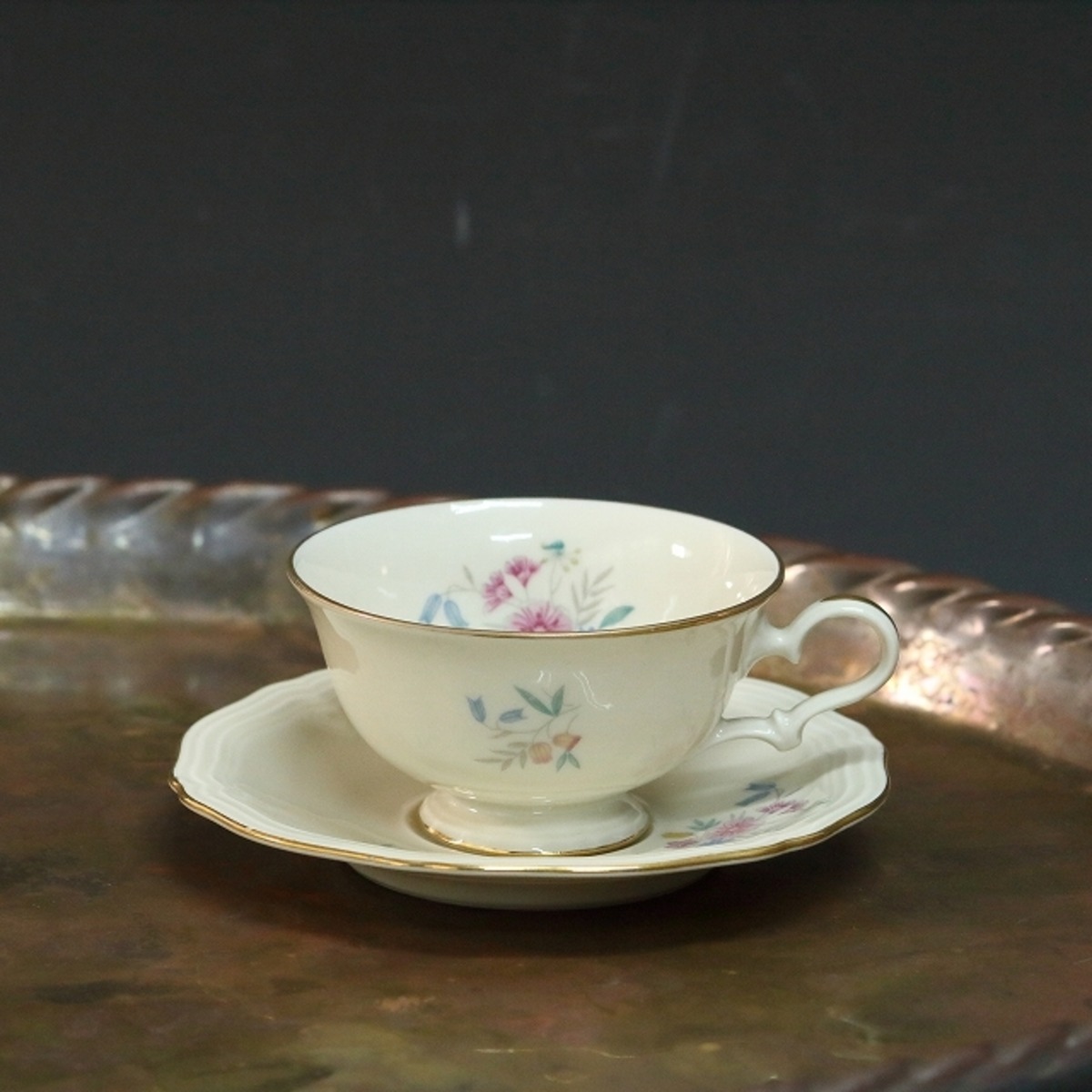 ドイツ/ ローゼンタール ( vintage Rosenthal, cabinet c/s) 小花文 