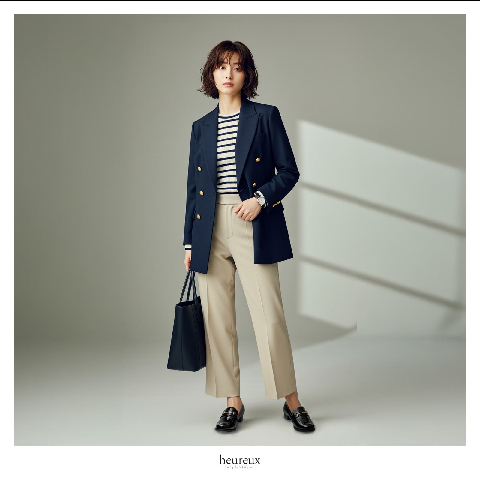 ビットローファー 歩きやすい 3.5cmヒール HMG-1 | Merry Avenue BASE店