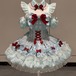 ゆめかわ♡ストライプ柄いちご付きセットアップ　wanpi150