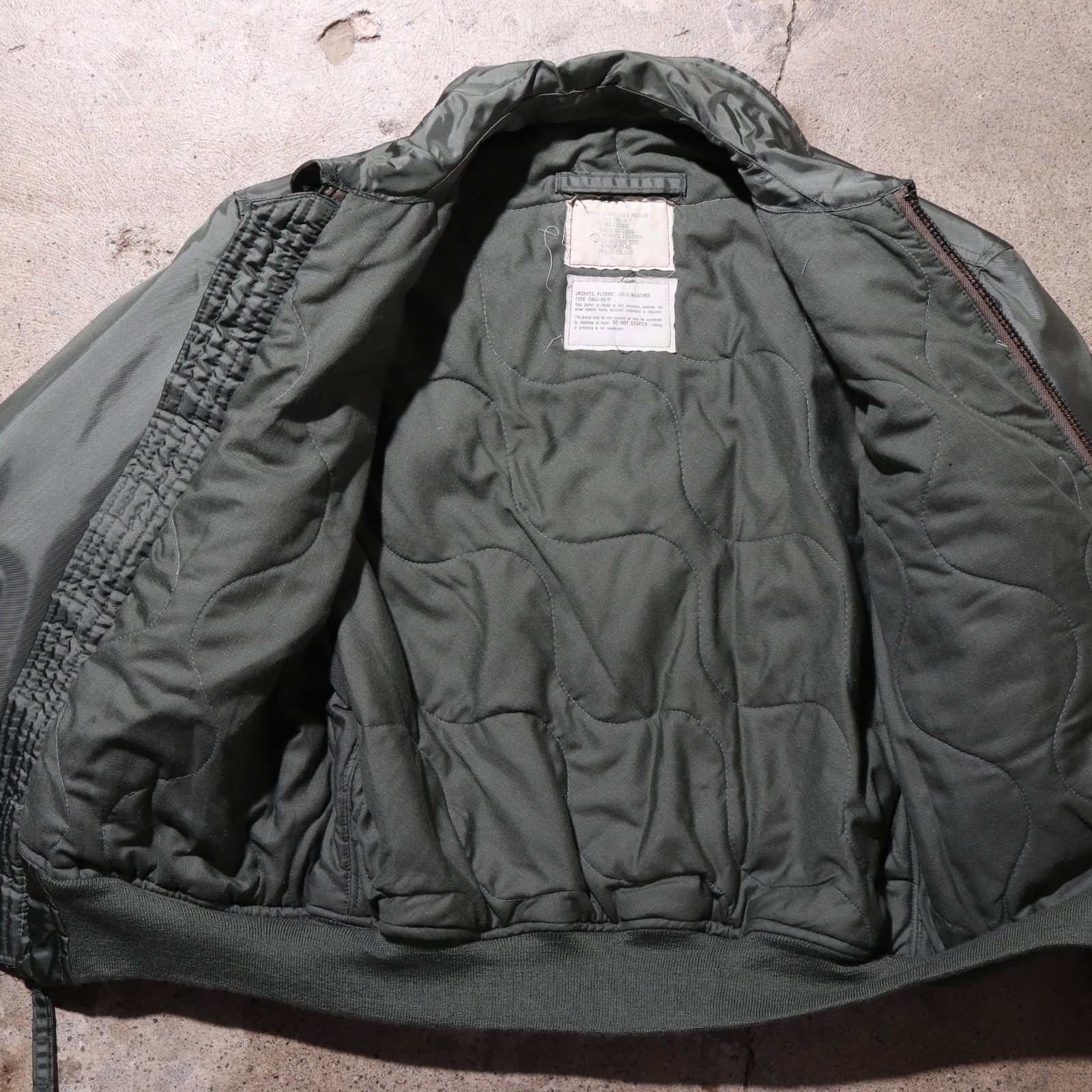 M 82年 CWU-45/P 米軍実物 フライトジャケット トップガン | ENCOUNT