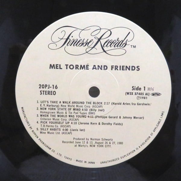 Mel Torme / Mel Torme And Friends [W2X 37484] - 画像4