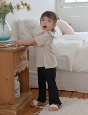 bebenine 26/SM エッジフレアパンツ