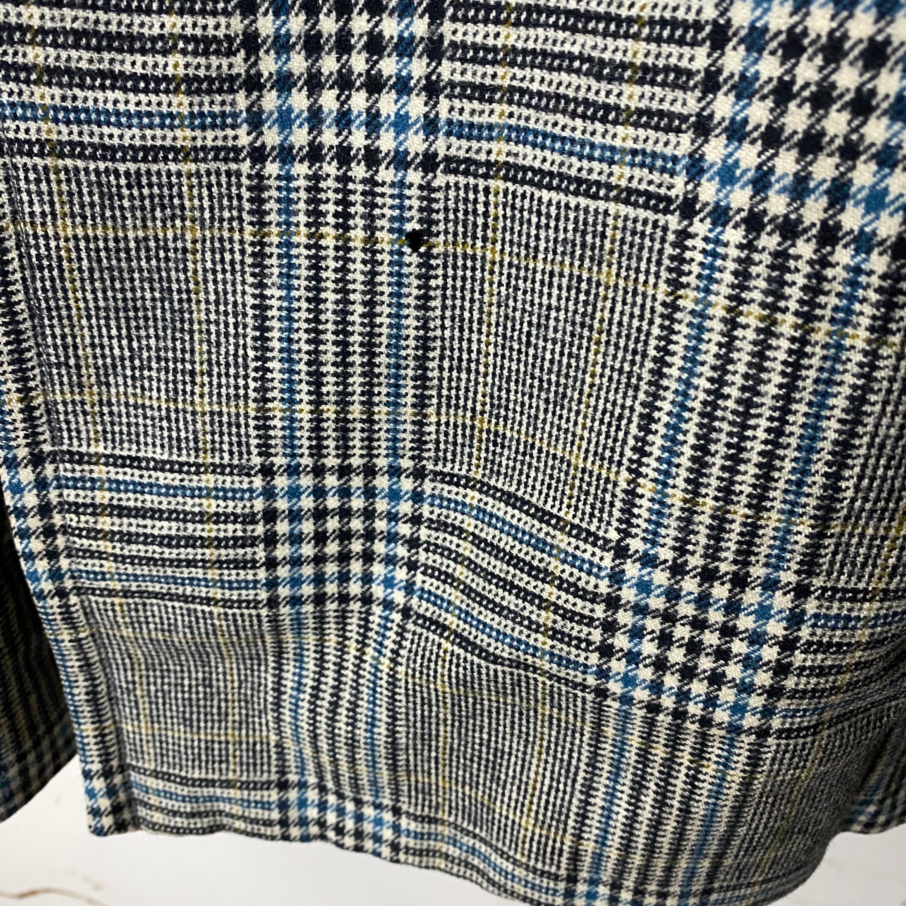 vintage BURBERRYS nova check coat “commodore” made in england