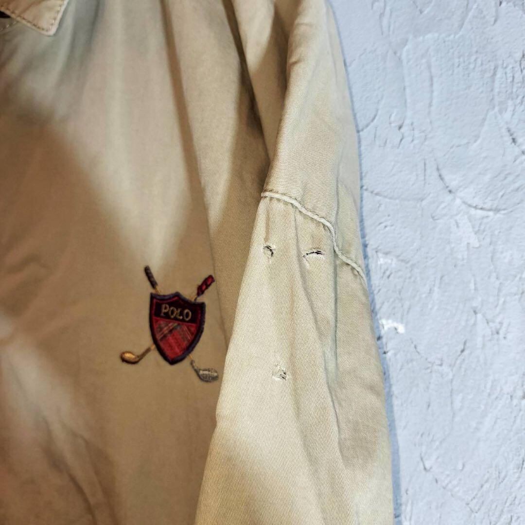 ポロラルフローレン RalphLauren スイングトップ ゴルフ刺繍 80s ポロラルフローレン RalphLauren スイングトップ ゴルフ刺繍 80s