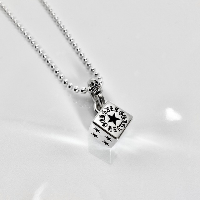 DICE : STAR BALL CHAIN NECKLACE / スターダイス ボールチェーンネックレス