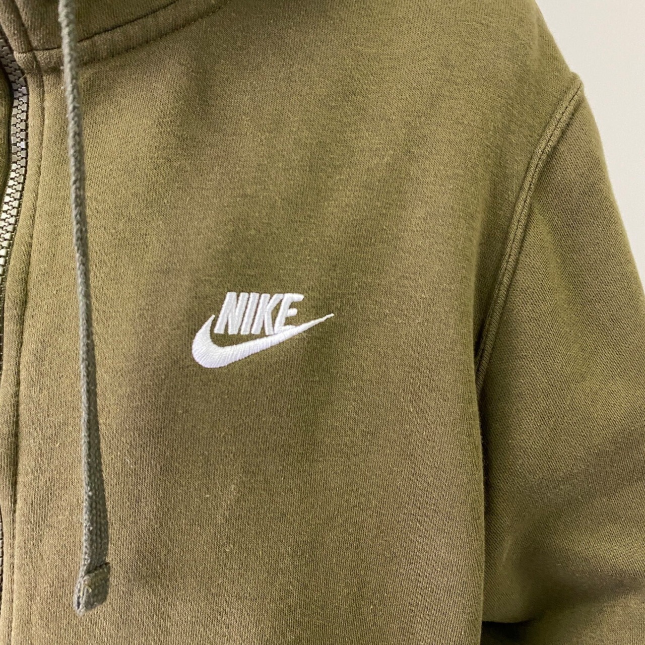 NIKE ナイキ スウォッシュ ワンポイントロゴ刺繍 フルジップパーカー 