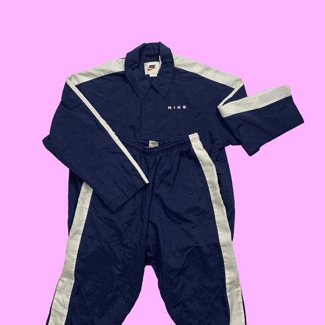 90's NIKE nylon track jacket / pants | Eat in chips