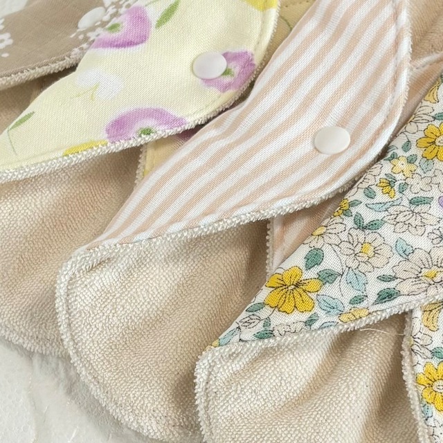 使い方2通り✩2way 布ナプキン 布ライナー パイル オーガニック 防水タイプ 296