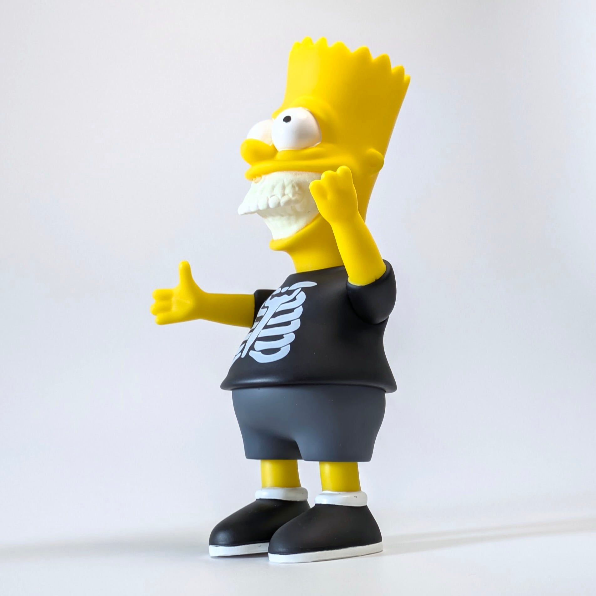 ♧【 The Simpsons（ザ シンプソンズ） 】バート・シンプソン / ソフビフィギュア / HORROR BART / BLACK〚アメリカン雑貨 アメトイ〛