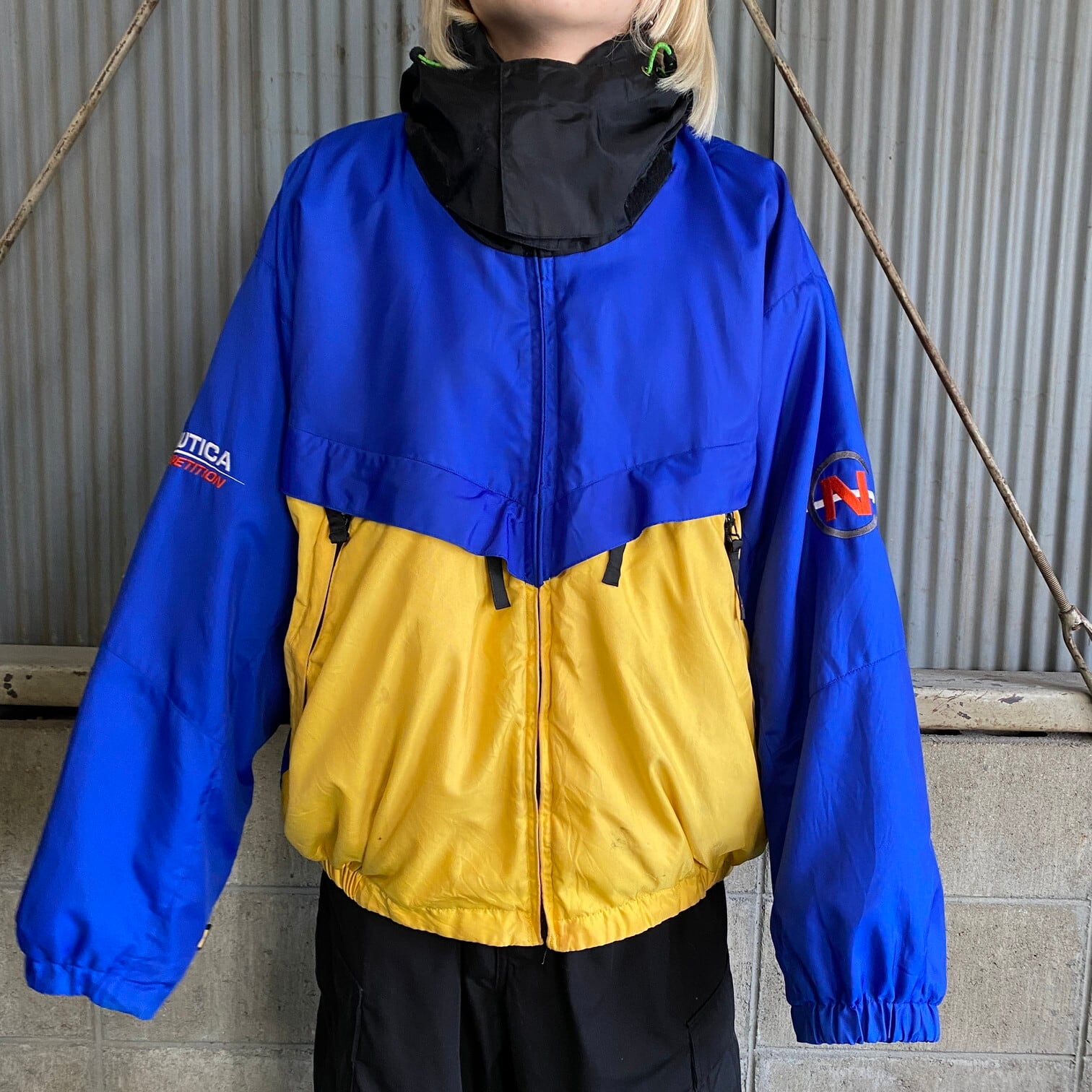 90年代 NAUTICA COMPETITION ノーティカ リバーシブル セーリング  