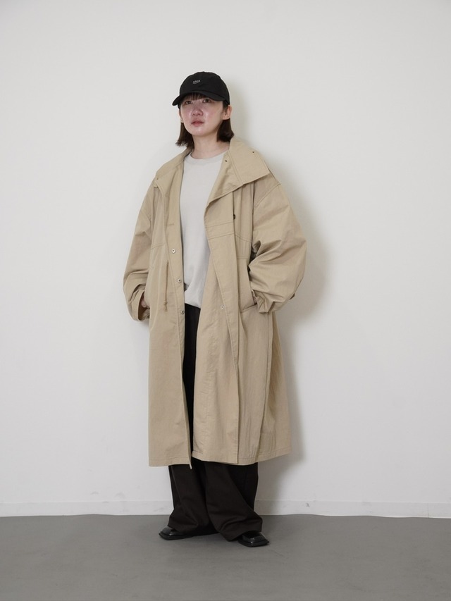 【867design】Stand Neck Military Coat