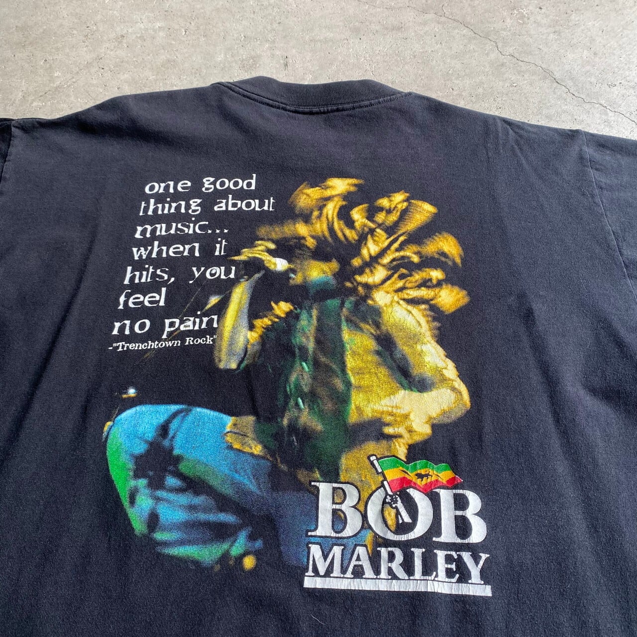 90年代 WILD OATS BOB MARLEY ボブマーリー 大判プリント 両面プリント ...