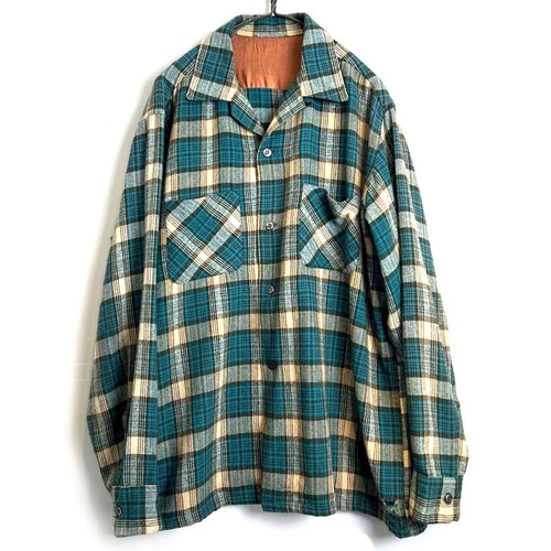 Vintage Loop Collar Wool Shirt [1960s-] Vintage Loop Collar Wool Shirt