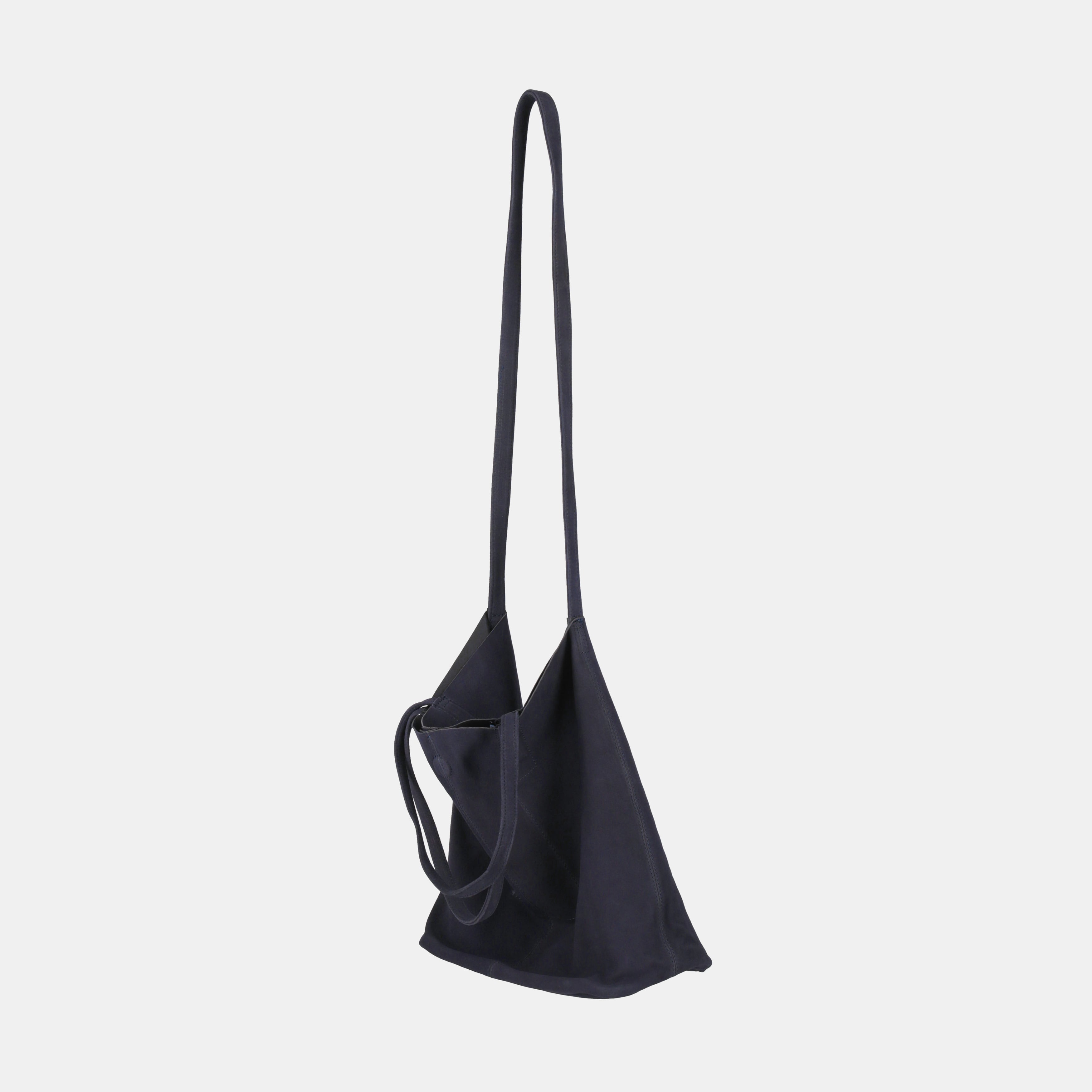 3WAY MEDIUM TOTE（M）OIL SUEDE NAVY | Morphee（モルフェ）