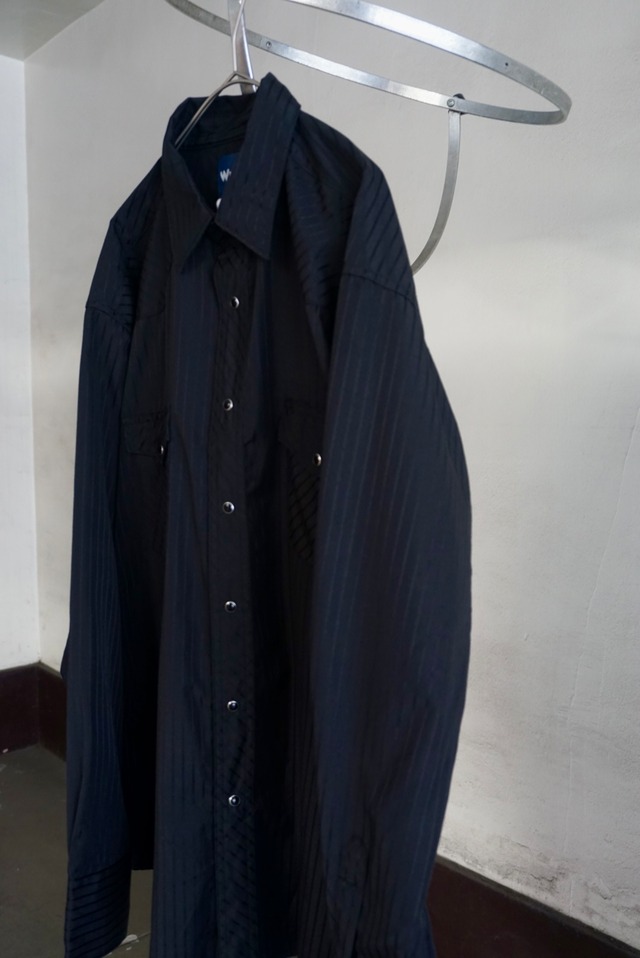 Wrangler shadow stripe western shirt