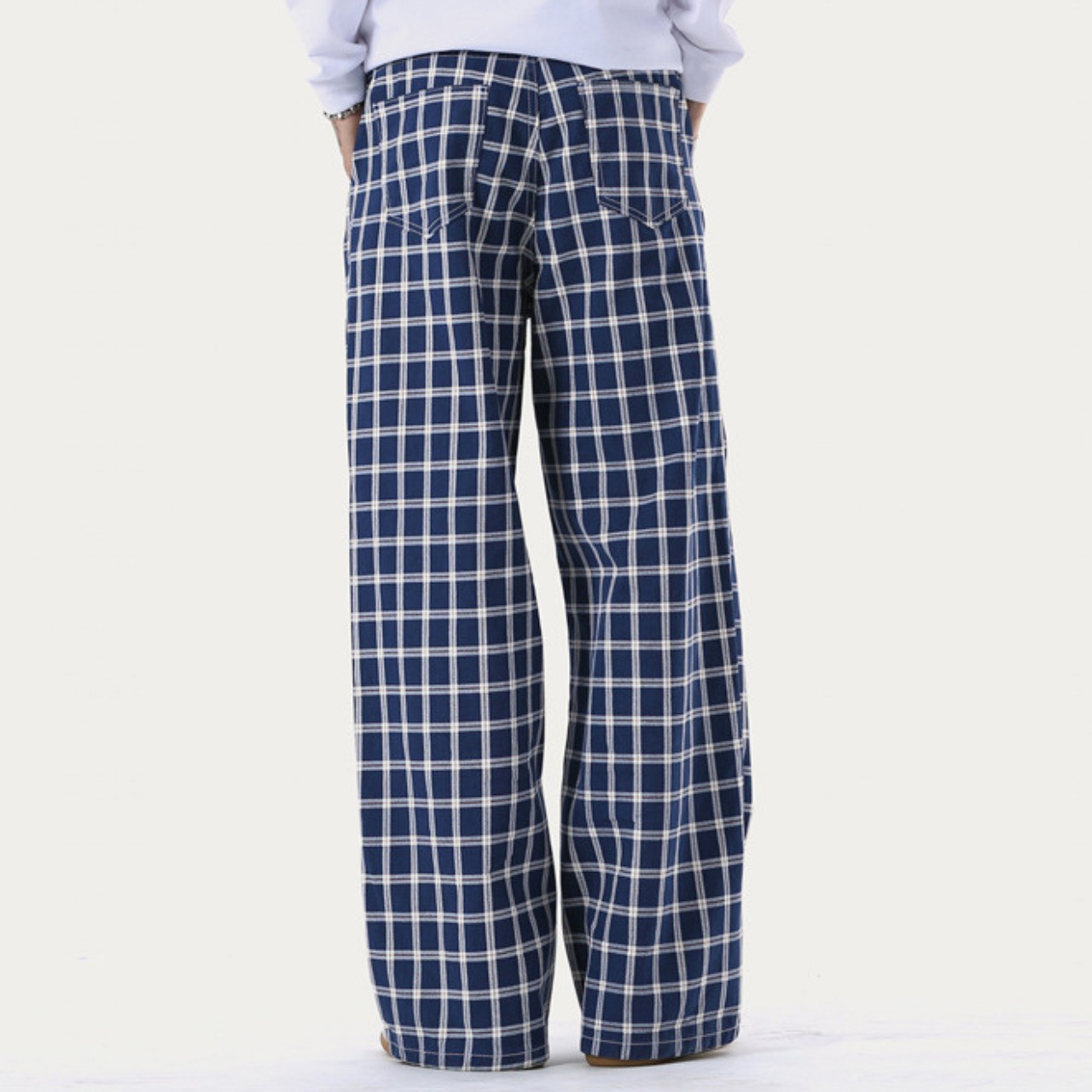 【Daily Outfit】チェックワイドパンツ【XS～２XL】　TB2029・画像7