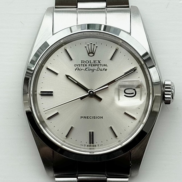 Rolex Oyster Perpetual Air King Date 5700 (41*****) Silver Dial